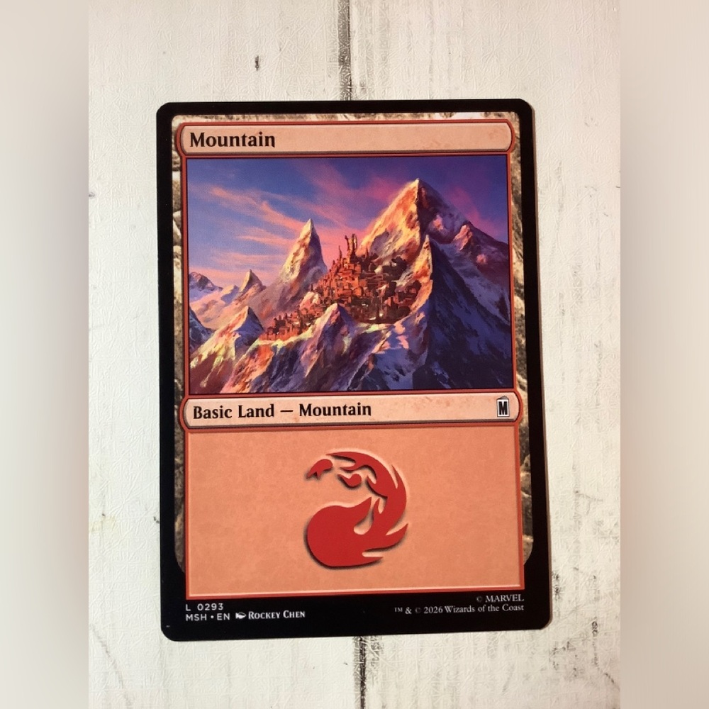 MTG Marvel Super Heroes L Mountain #0293 PLAY SET